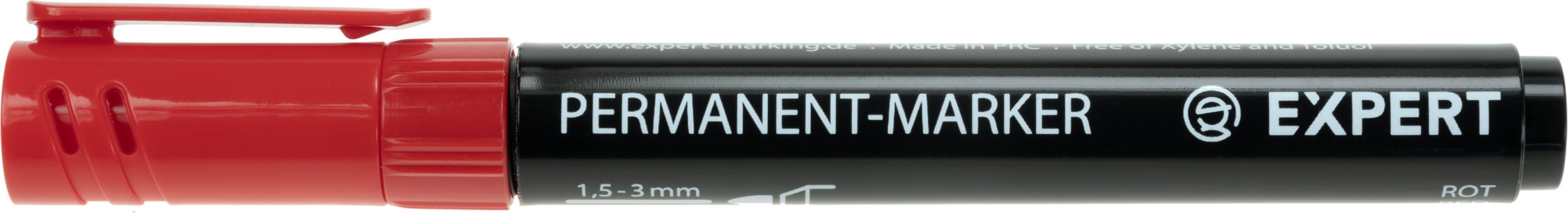 EXPERT Permanent marker round red
